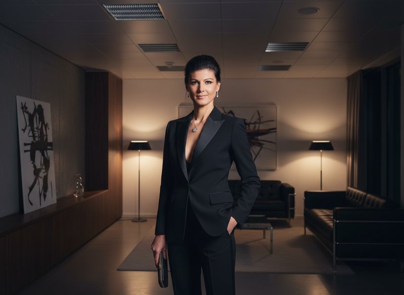 Klassischer Smoking Schwarz